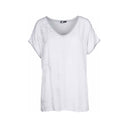 M Made in italy — Women's Woven Short Sleeve Top