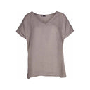 M Made in italy — Women's Woven Short Sleeve Top