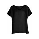 M Made in italy — Women's Woven Short Sleeve Top