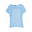 M Made in italy — Women's Woven Short Sleeve Top