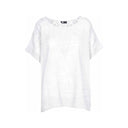 M Made in italy — Women's Woven Short Sleeve Top