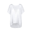 M Made in Italy — Women's Woven Short Sleeve Top