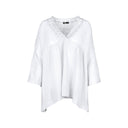 M Made in Italy — Women's Woven Three-Quarter Sleeve Top