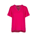 M Made in Italy — Women's Woven Short Sleeve Top