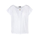 M Made in Italy — Women's Woven and Knitted Short Sleeve Top