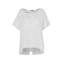 M Made in Italy — Women's Woven Short Sleeve Top