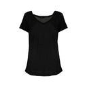 M Made in Italy — Women's Woven and Knitted Short Sleeve Top