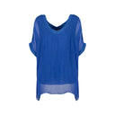 M Made in Italy — Women's Woven Short Sleeve Top