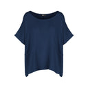 M Made in Italy — Women's Woven Short Sleeve Top