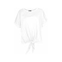 M Made in italy — Women's Woven Short Sleeve Top