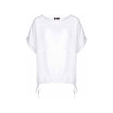 M Made in italy — Women's Woven Short Sleeve Top