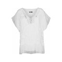 M Made in italy — Women's Woven Short Sleeve Top