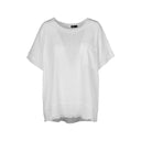 M Made in Italy — Women's Woven and Knitted Short Sleeve Top