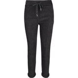 Rolled Cuff Pull-On Pants With Adjustable Waist