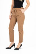 Adjustable Waist Tapered Leg Pull-On Pants