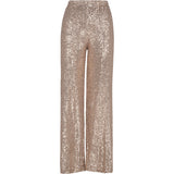 Wide-Leg Sequin Knit Pull-On Pants