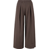 Wide-Leg Knit Pull-On Pants With Side Seam Pockets