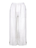 M Made in Italy – Ladies Woven Crop Pants