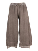 M Made in Italy – Ladies Woven Crop Pants