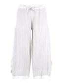 M Made in Italy – Ladies Woven Crop Pants