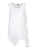 M Made in Italy – Ladies Woven Sleeveless Top