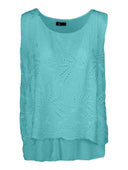 M Made in Italy – Ladies Woven Sleeveless Top