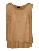 M Made in Italy – Ladies Woven Sleeveless Top