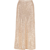 Ankle-Length Sequin Knit Pull-On Skirt