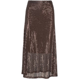 Ankle-Length Sequin Knit Pull-On Skirt