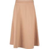 Mid Calf Pull-On Knit Skirt With Side Pockets