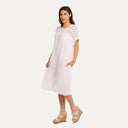 M Made in Italy — Women's Woven and Knitted Short Sleeve Dress