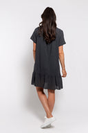 M Made in italy — Women's Woven Short Sleeve Dress