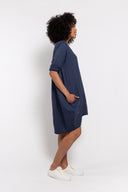 M Made in italy — Women's Knitted 3/4 Sleeve Dress