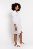 M Made in italy — Women's Woven 3/4 Sleeve Dress