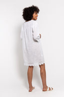 M Made in italy — Women's Woven 3/4 Sleeve Dress