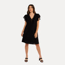 M Made in Italy — Women's Woven and Knitted Short Sleeve Dress