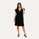 M Made in Italy — Women's Woven and Knitted Short Sleeve Dress