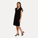 M Made in Italy — Women's Woven and Knitted Short Sleeve Dress