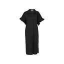 Astrid — Wander Ruffle Sleeve Dress — Black