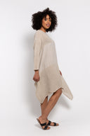 M Made in italy — Women's Woven Long Sleeve Dress