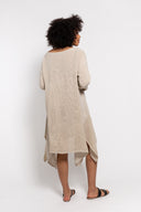 M Made in italy — Women's Woven Long Sleeve Dress