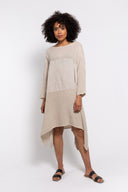 M Made in italy — Women's Woven Long Sleeve Dress