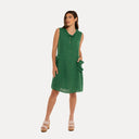 M Made in Italy — Women's Woven and Knitted Sleeveless Dress