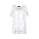 M Made in Italy — Women's Woven Short Sleeve Tunic