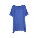 M Made in italy — Women's Woven Short Sleeve Tunic