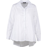 Woven Dress Shirt With Hi/Low Hemline