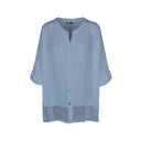 M Made in Italy — Women's Woven Long Sleeve Shirt