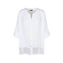 M Made in Italy — Women's Woven Long Sleeve Shirt