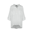 M Made in Italy — Women's Woven Long Sleeve Shirt