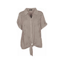 M Made in italy — Women's Woven Short Sleeve Shirt